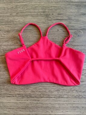 FIVE Dancewear Red Swerve Dance Bra Top